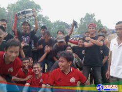 Kades  Cileles Amanta Meriahkan  HUT RI Ke-79 Gelar Turnamen Sepakbola Cup Ke-79 Antar RT