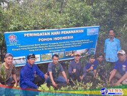 Peringati Hari Penanaman Pohon Indonesia, Rukun HNSI Kelurahan Sicanag Cegah ABRASI