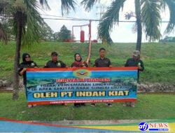 Tolak Pencemaran Lingkungan Area Sekitar Anak Sungai Ciujung  Forwatu Banten  gelar aksi di Lokasi Sungai Tercemar Limbah Dekat Industri PT. Indah Kiat.