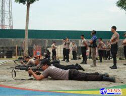 Latihan Menembak, Polres Pelabuhan Belawan Bentuk Tim Khusus Tangani Kejahatan Jalanan