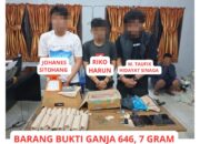 Satresnarkoba dan Polsek Kisaran Kota Polres Asahan Tangkap 5 Tersangka, Amankan Paketan Ganja Siap Edar