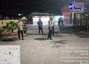 Giat Sispam Mako Personil Polsek Balaraja Dalam Antisipasi Guantibmas Malam Hari di Mako Polsek Balaraja Polresta Tangerang