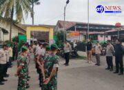 Kapolsek Kresek Polresta Tangerang pimpin Apel Gabungan dalam rangka Pengamanan Malam Takbir