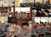 Polda Kepri Gelar Sholat Ghaib Dan Doa Bersama Untuk Mengenang Tiga Anggota Polri Yang Telah Gugur