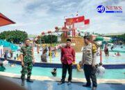 Personil Polsek Balaraja Melaksanakan Patroli di Obyek Wisata Kolam Renang Kencana Tirta Eleven Desa Tobat