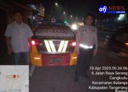 Rutinitas Patroli Preventif Malam Hari Personil Polsek Balaraja Guna Mencegah dan Antisipasi Guantibmas di Wilayah kecamatan Balaraja