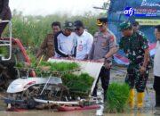 Kawal Tanam Padi Serentak: Kodim 0510 Tegaskan Komitmen Swasembada Pangan