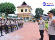Menjelang May Day 1 mei , Polres Asahan Lakukan Latihan Dalmas dan Negosiator Menjaga Stabilitas Keamanan Wilayah Hukum Polres Asahan
