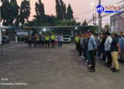 Kapolsek Balaraja Pimpin Apel Gelar Pasukan Pengamanan Hari Buruh Internasional (May Day) tahun 2025 di Wilayah Hukum Polsek Balaraja Polresta Tangerang