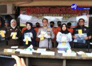Konferensi Pers: Polres Asahan Ungkap Tiga Kasus Narkoba, Lima Tersangka Diamankan