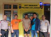 Curi Meja Tenis, Seorang Pria di Rangkap Reskrim Polsek Air Joman Polres Asahan