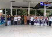Koramil 12/LP Hadiri Pemberangkatan Jamaah Haji Kecamatan Sungai Kanan