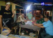 Babinsa Koramil 14/Panongan Melaksanakan Siskamling Bersama Masyarakat.