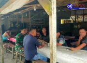 Babinsa Koramil 11/KP Komsos Ciptakan Situasi Kondusif di Wilayah Binaan