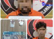 Sat Narkoba Polres Pelabuhan Belawan Tangkap Pengedar dan Pengguna Narkoba di Desa Hamparan Perak