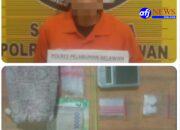 Sat Narkoba Polres Pelabuhan Belawan Tangkap Pengedar Narkoba di Jalan Platina Raya