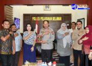 Kapolres Pelabuhan Belawan Terima Kunjungan Komisi Pemilihan Umum ( KPU ) Kota Medan