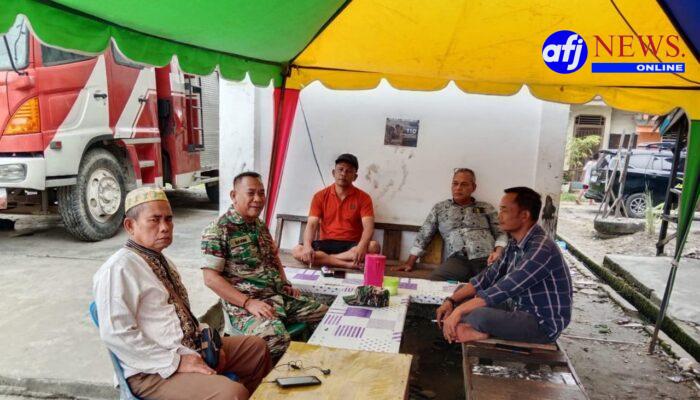 Jaga Kerukunan Umat, Babinsa Koramil 09/NL Gelar Komsos Bersama Tokoh Agama
