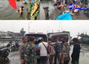 Pos TNI AL Medan Labuhan Lantamal 1 Gerak Cepat Evakuasi Penemuan Mayat di Perairan Gabion Belawan