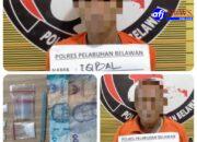 Sat Narkoba Polres Pelabuhan Belawan Tangkap Pengedar dan Pengguna Shabu di Jalan Kawat I
