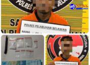 Digerebek Saat Pegang Shabu, Dua Pria di Komplek UKA Terjun Ditangkap Sat Narkoba Polres Belawan