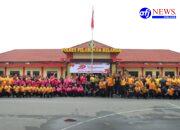 Semarak Hari Bhayangkara ke-79, Polres Pelabuhan Belawan Gelar Senam Bersama Perkuat Sinergitas Antar instansi