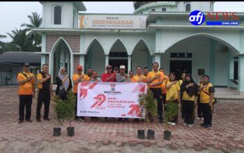 Polsek Pulau Raja Gelar Bakti Sosial Menjelang HUT Bhayangkara ke-79 di Desa Rahuning II