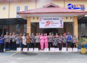 Polres Asahan Serahkan Bantuan Sosial untuk Masyarakat dalam Rangka Hari Bhayangkara ke-79 Tahun 2025