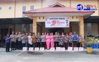 Polres Asahan Serahkan Bantuan Sosial untuk Masyarakat dalam Rangka Hari Bhayangkara ke-79  Tahun 2025