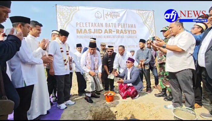 Peletakan Batu Pertama Pembangunan Mesjid Ar-Rasyid Perumahan Grand Almas Residence Tigaraksa
