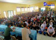 Kodim 0209/Labuhanbatu Berikan Materi Wawasan Kebangsaan dalam MPLS SMKN 2 Rantau Utara