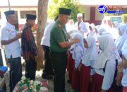 Danramil 06/MB Bersama Korwil dan Persatuan Guru Agama Kecamatan Marbau Menyantuni Anak Yatim