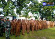 Koramil 01/AK Hadiri Upacara Hari Kesadaran Nasional (HKN) di Kantor Camat Kualuh Selatan