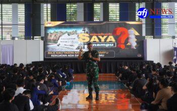 Dandim Tigaraksa Tanamkan Wawasan Kebangsaan di Kampus Prasetya Mulya