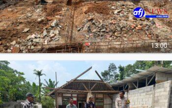 Bripka Abdul Gofar Turun Langsung Pemantauan Lokasi Bedah Rumah