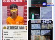 Curi Uang Setoran, Karyawan Minimarket Dicokok Polsek Tigaraksa Polresta Tangerang