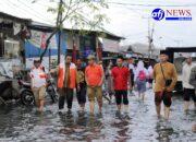 Zulham Efendi DPRD Kota Medan Dampingi Ir. Tifatul Sembiring Anggota DPR RI, Tinjau Banjir Rob di Bagan Deli