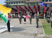 Dandim Tigaraksa Mengecek Latihan Paskibra Kabupaten Tangerang.
