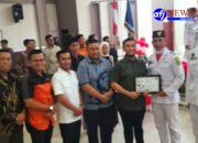 Danramil 01/AK Hadiri Resepsi Kenegaraan Dirgahayu RI Ke-80 Kabupaten Labuhanbatu Utara