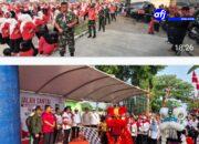 Koramil Curug Gerak Jalan Sehat HUT ke-80 RI, Pererat Sinergi Warga dan Aparat