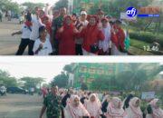 Babinsa Koramil 14/Panongan Mengikuti Jalan Santai Dalam Rangka HUT RI ke-80 di Wilayah.