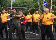 Polres Pelabuhan Belawan Gelar Olahraga Bersama Stakeholder dan Masyarakat Meriahkan HUT RI ke-80