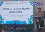 Bazar Gerakan Pangan Murah (GPM) Polresta Tangerang & Zoom Meeting Mabes Polri Dalam Rangka Memperingati HUT ke-80 Kemerdekaan RI di Wilayah Hukum Polsek Balaraja 361