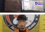 Sat Narkoba Polres Pelabuhan Belawan Tangkap Pengedar Narkoba di Desa  Lama
