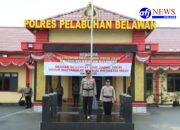 Polres Pelabuhan Belawan Gelar Upacara Peringatan Hari Juang Polri ke-80