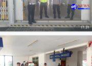 Polsek Tigaraksa Lakukan Penyekatan Antisipasi Keberangkatan Massa Aksi di Stasiun Daru