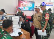 TNI Dekat Bersama Rakyat Dampingi Tes Skrining Operasi Katarak