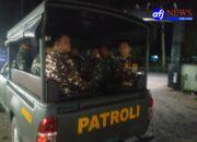 Koramil 01/AK Laksanakan Patroli Bersama Komponen Pendukung Anggota Ormas FKPPI di Wilayah Teritorial