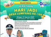 Ribuan Masyarakat padati lapangan desa lumpang Meriahkan hari jadi (HJD) ke 105 Desa Lumpang di Tahun 2025