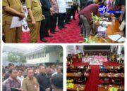 Mahasiswa Seruduk kantor DPRD Kabupaten Tangerang Laansung Diterima Ketua DPRD Dengan Damai